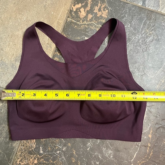 Soma bliss breathe racerback bra, size M, dark purple - Picture 2 of 4